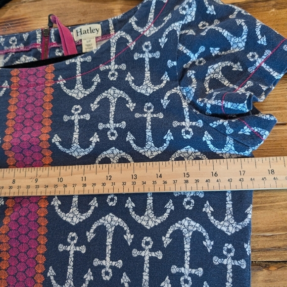 Hatley Blue and Pink Anchor Dress - Picture 4 of 4